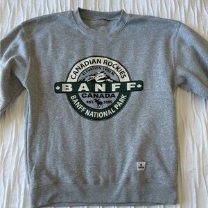 Gray Banff National Park Men's Sweater